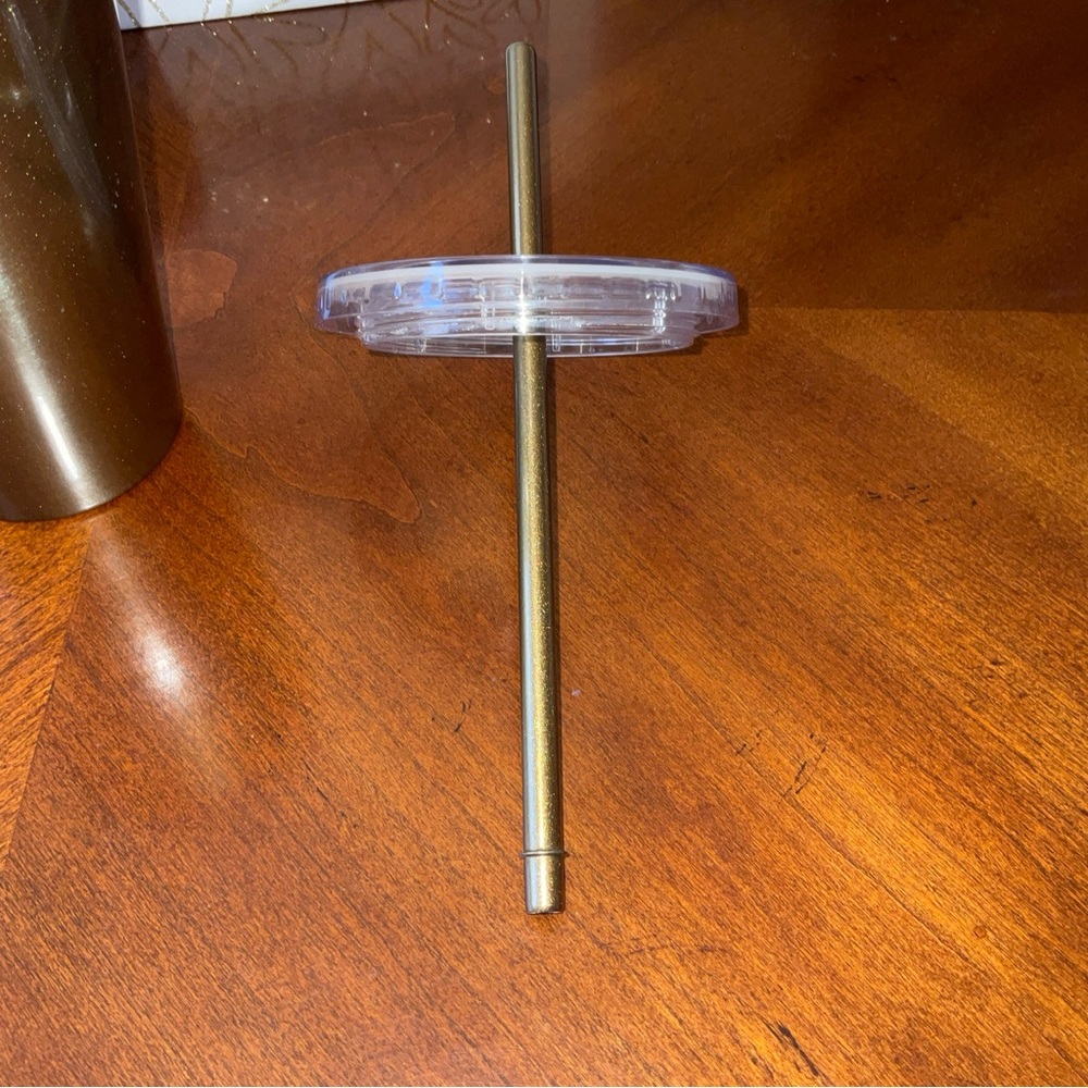 Coffee Bean & Tea Leaf Bronze Color, cold tumbler, 16 oz, RARE, HTF - Picture 8 of 13
